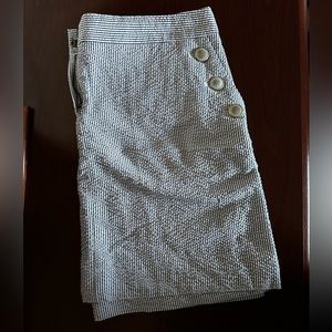 J.Crew Seersucker Skirt